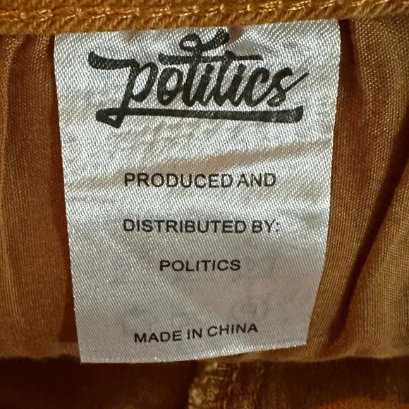 Politics rhinestone khaki/green distressed jeans men’s size 36/32 - Picture 12 of 13